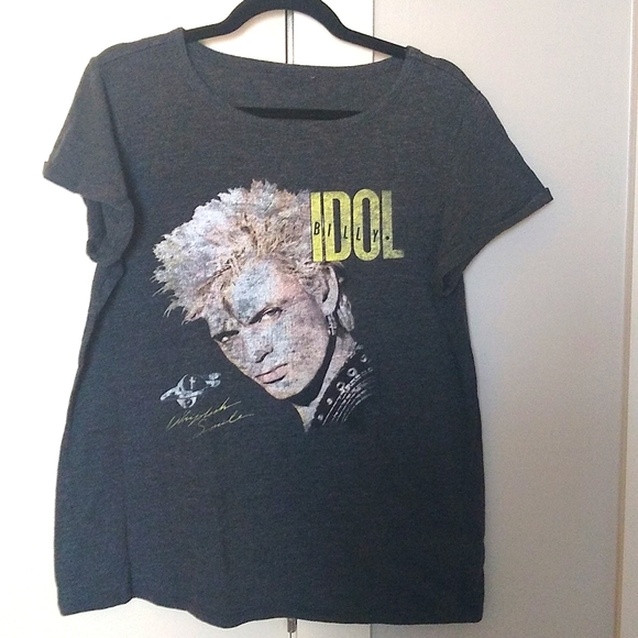 None Tops - Billy Idol vintage tee